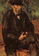 Paul Cezanne Portrati du jardinier Vallier oil painting picture wholesale